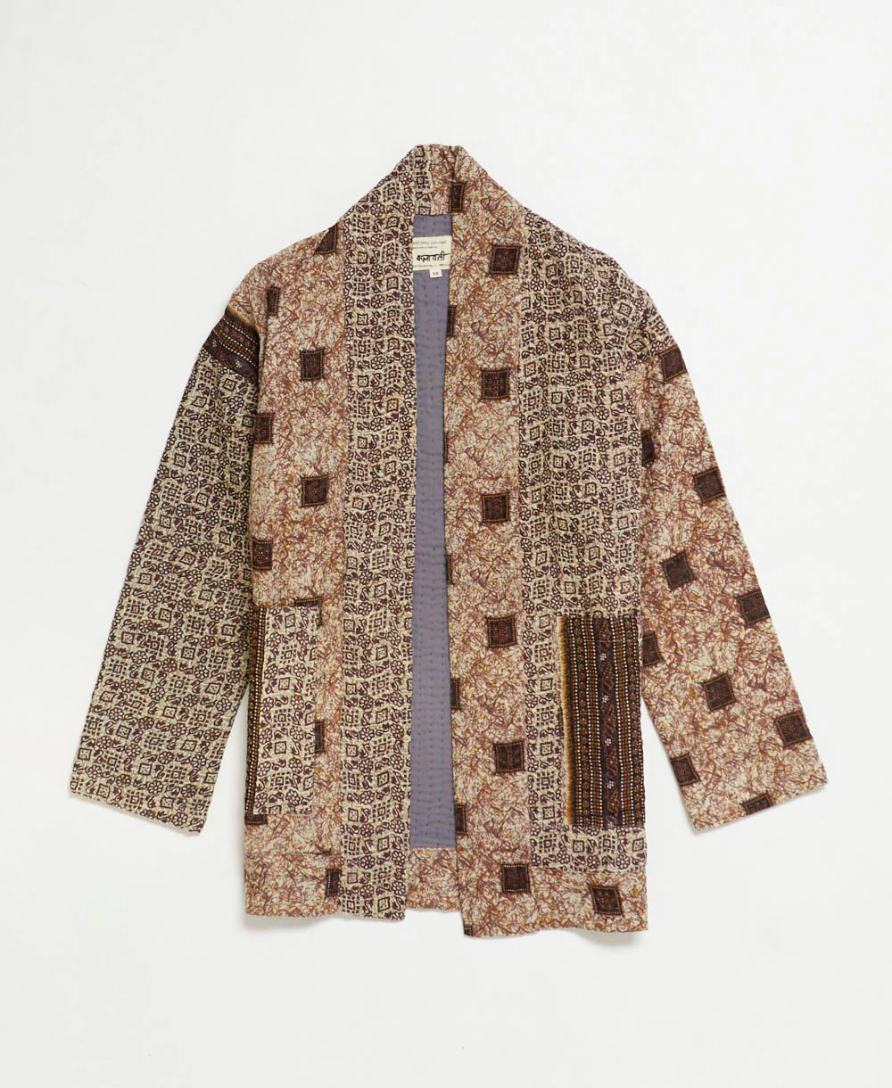 Kantha Quilted Jacket - No. 250603 - Image 2