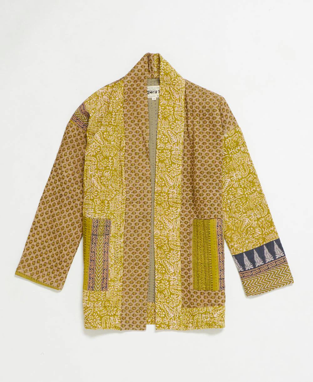 Kantha Quilted Jacket - No. 250705 - Image 2