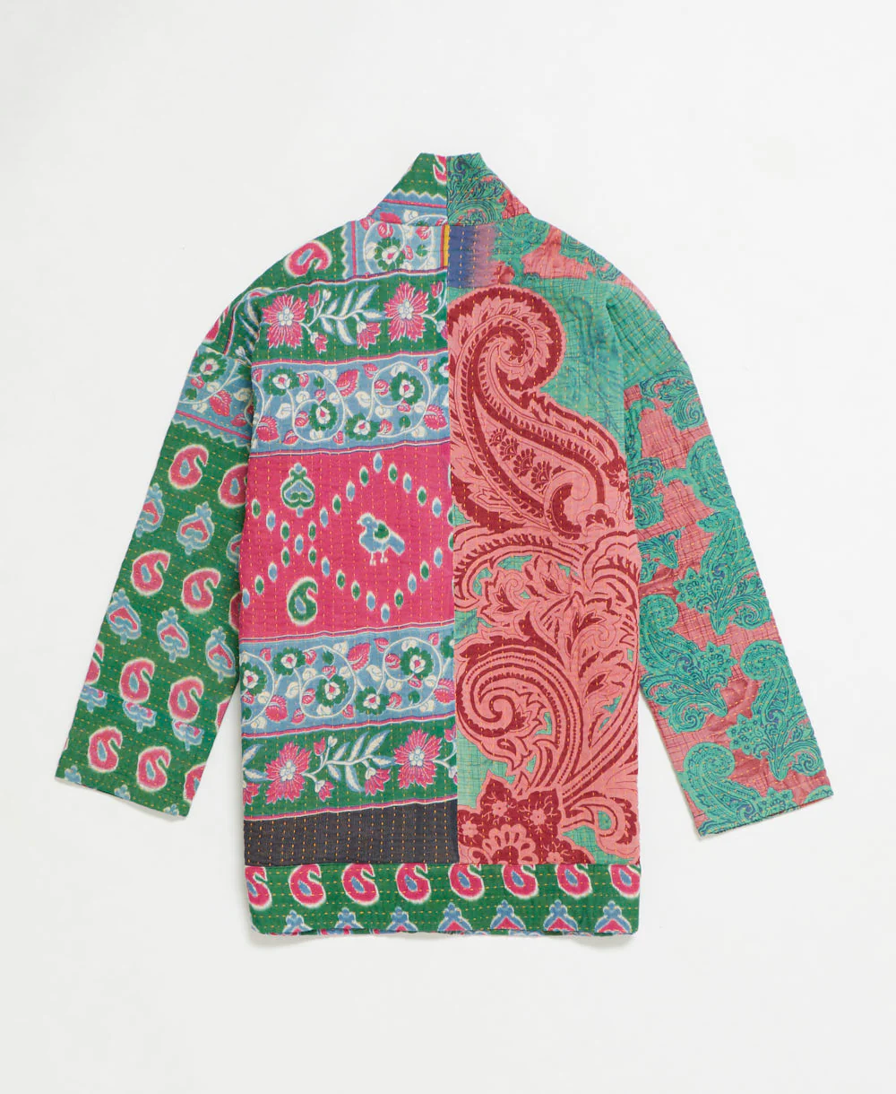 Kantha Quilted Jacket - No. 250710 - Image 2