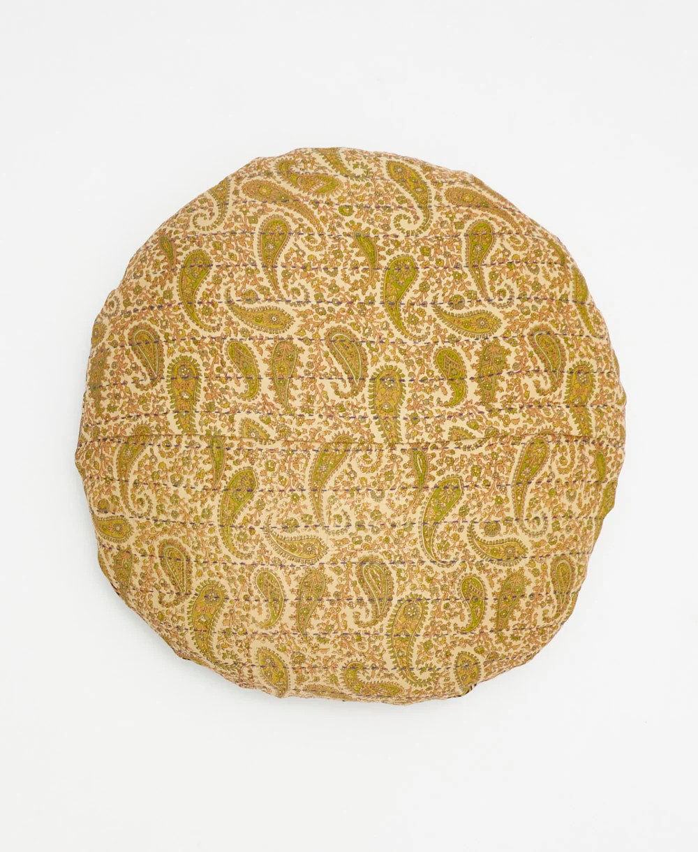 Kantha Round Pillow - No. 240323 - Image 2