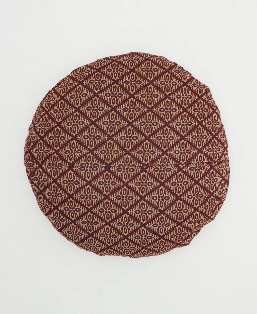 Kantha Round Pillow - No. 250506 - Image 2