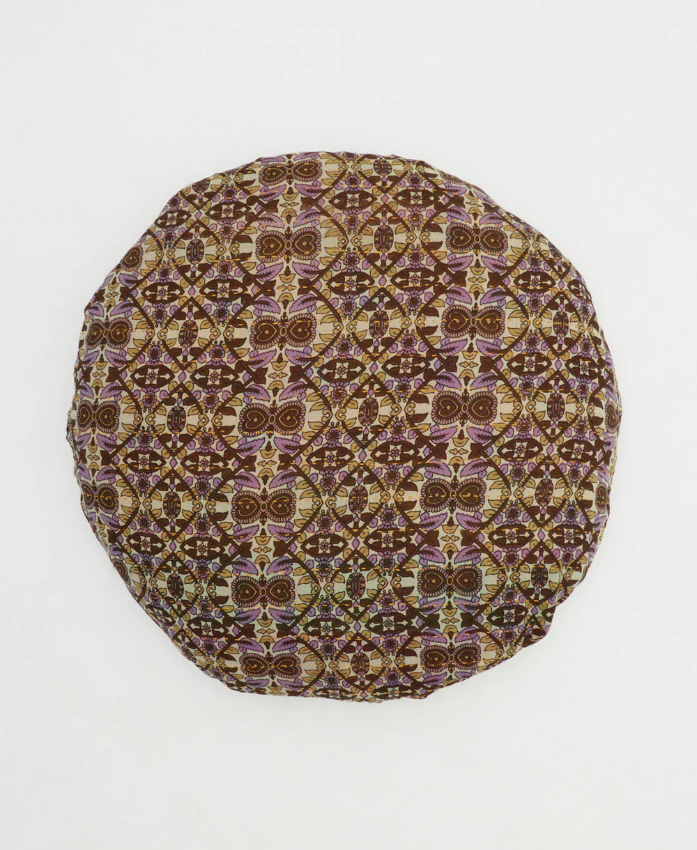 Kantha Round Pillow - No. 250511