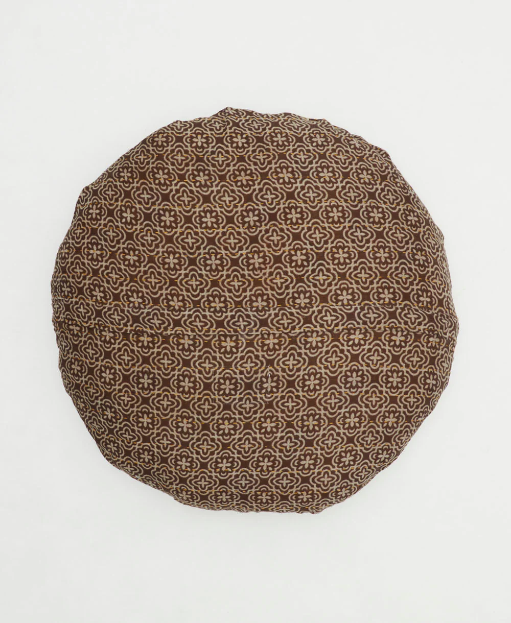 Kantha Round Pillow - No. 250511 - Image 2