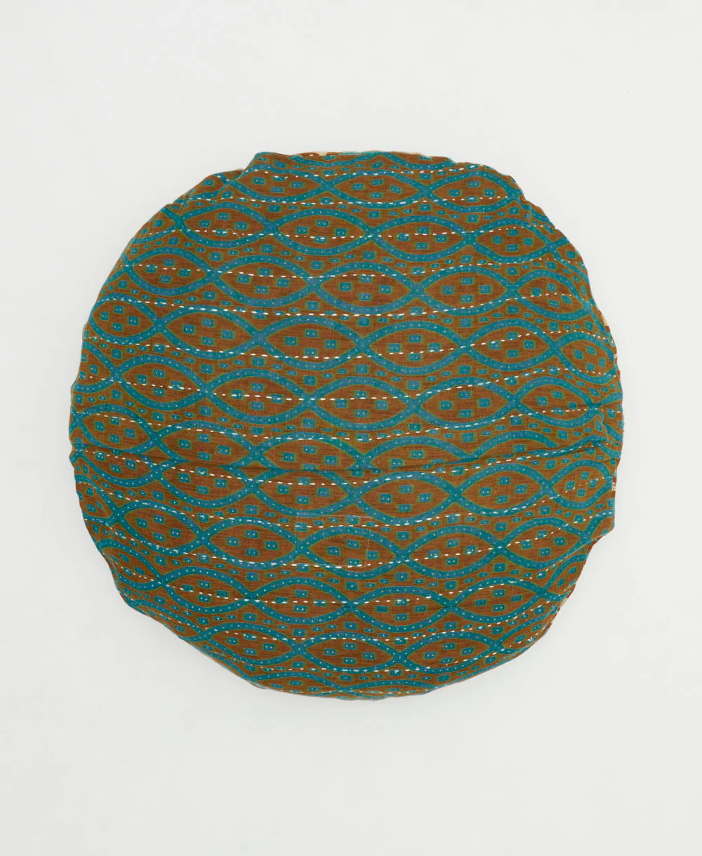Kantha Round Pillow - No. 250513 - Image 2