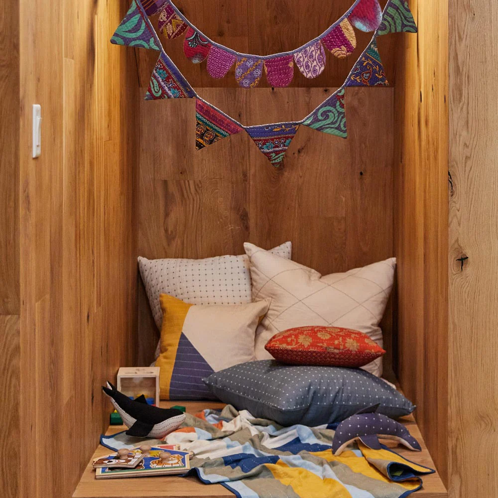 Kantha Scallop Banner - Image 6