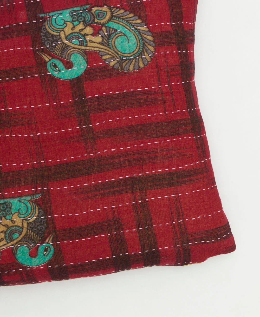 Kantha Small Pillow - No. 260303 - Image 3