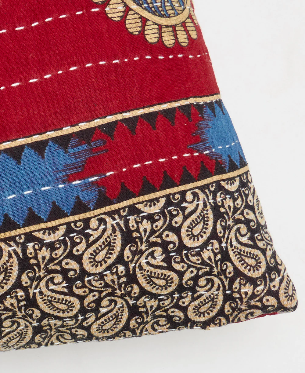 Kantha Throw Pillow - No. 240309 - Image 3