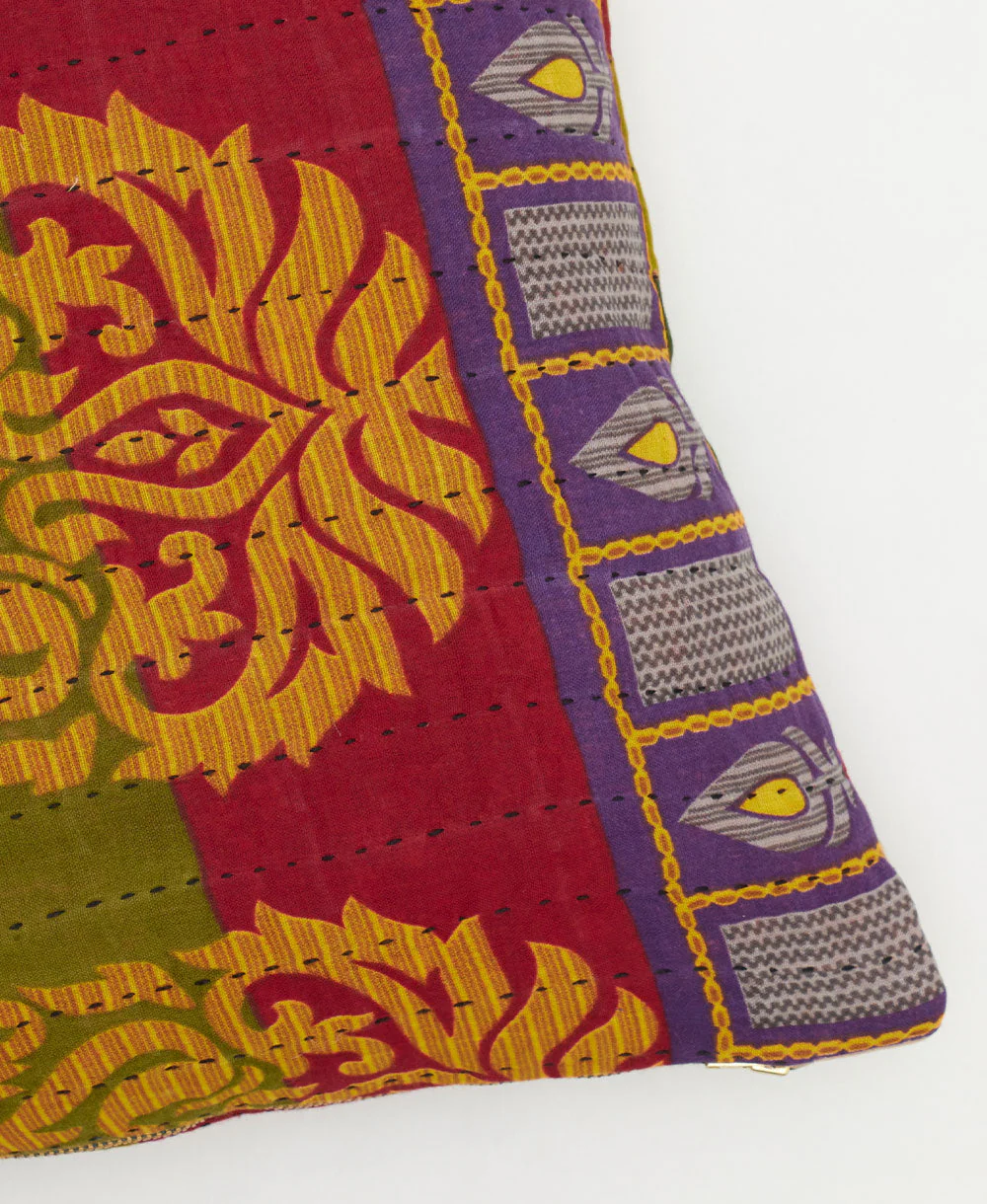 Kantha Throw Pillow - No. 250304 - Image 3