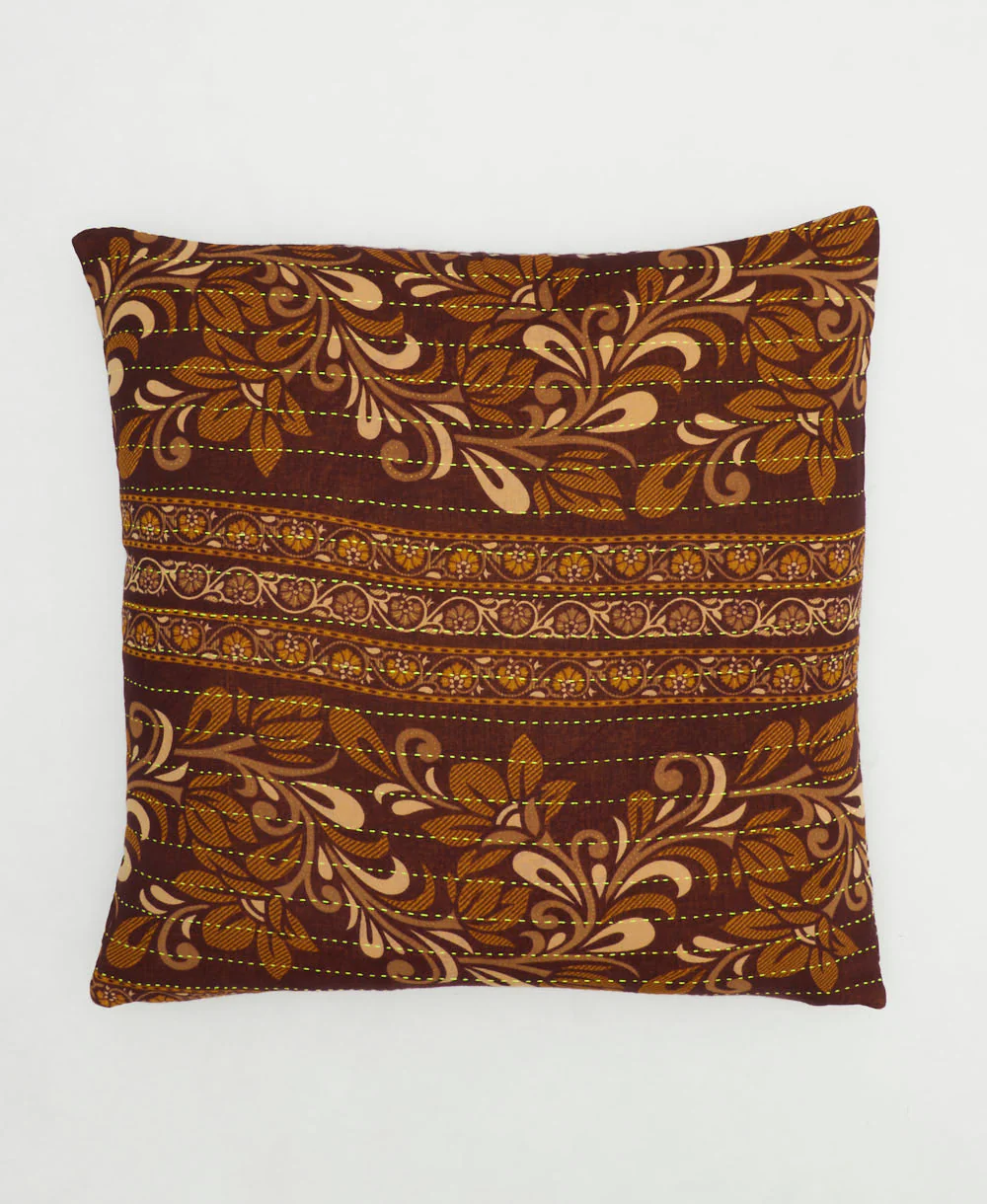 Kantha Throw Pillow - No. 250511