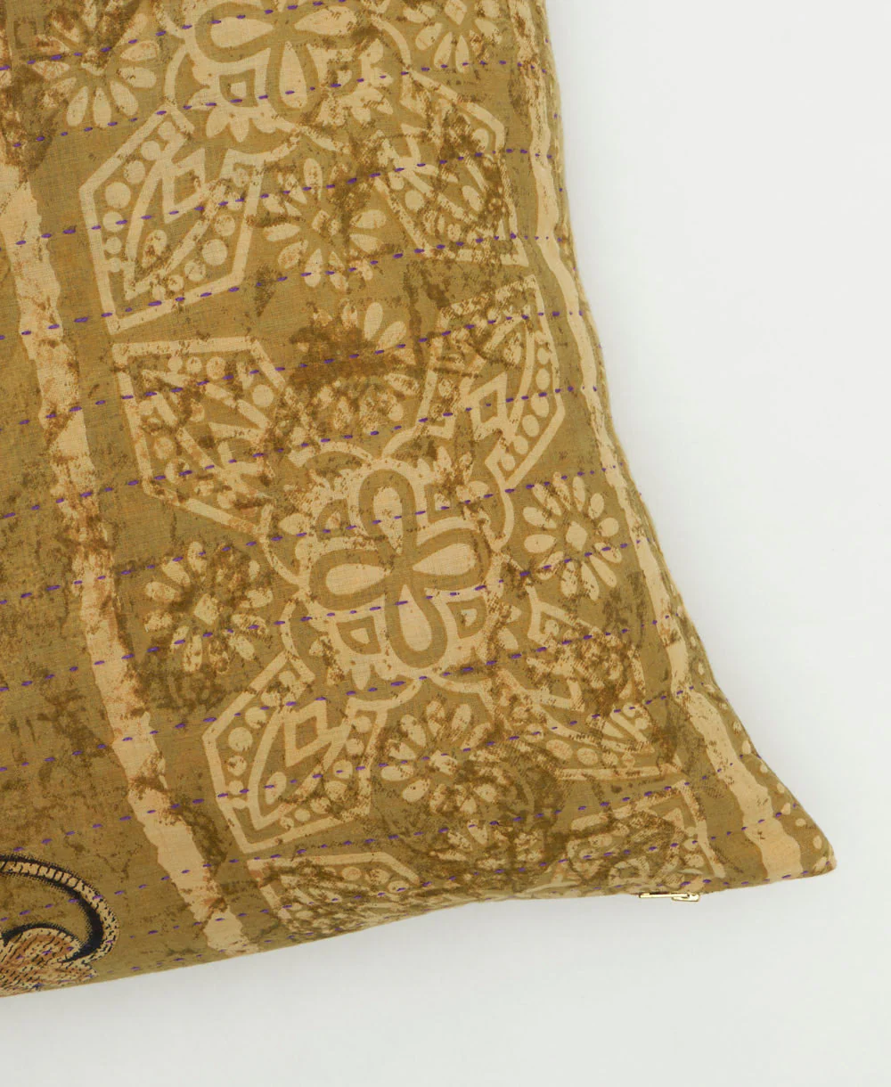 Kantha Throw Pillow - No. 250702 - Cover Only - Image 3