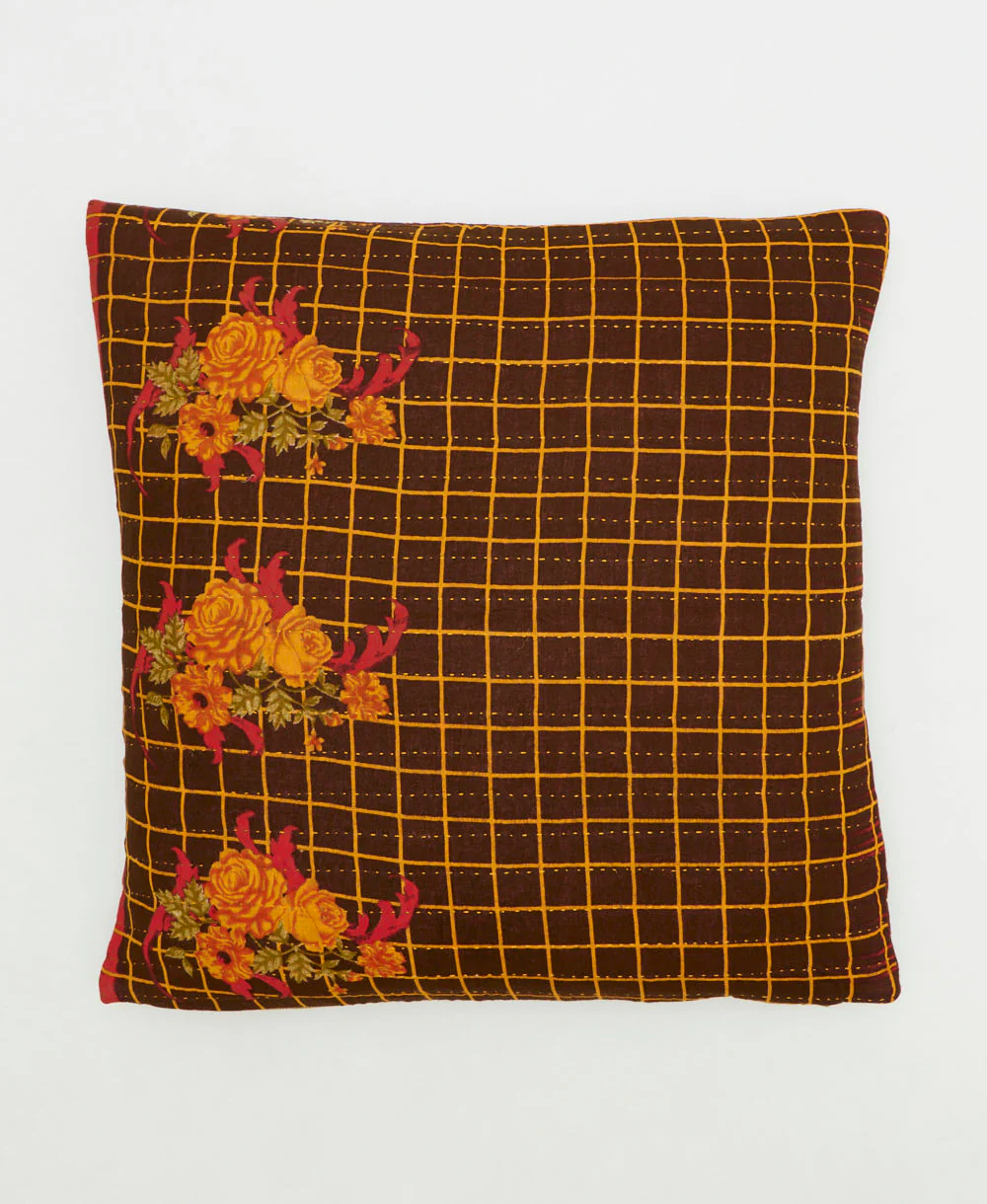 Kantha Throw Pillow - No. 260116