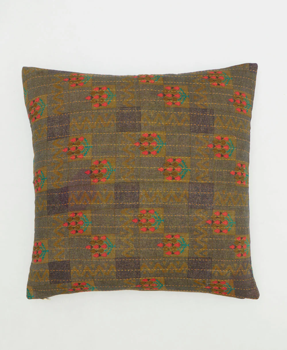 Kantha Throw Pillow - No. 260117 - Image 2