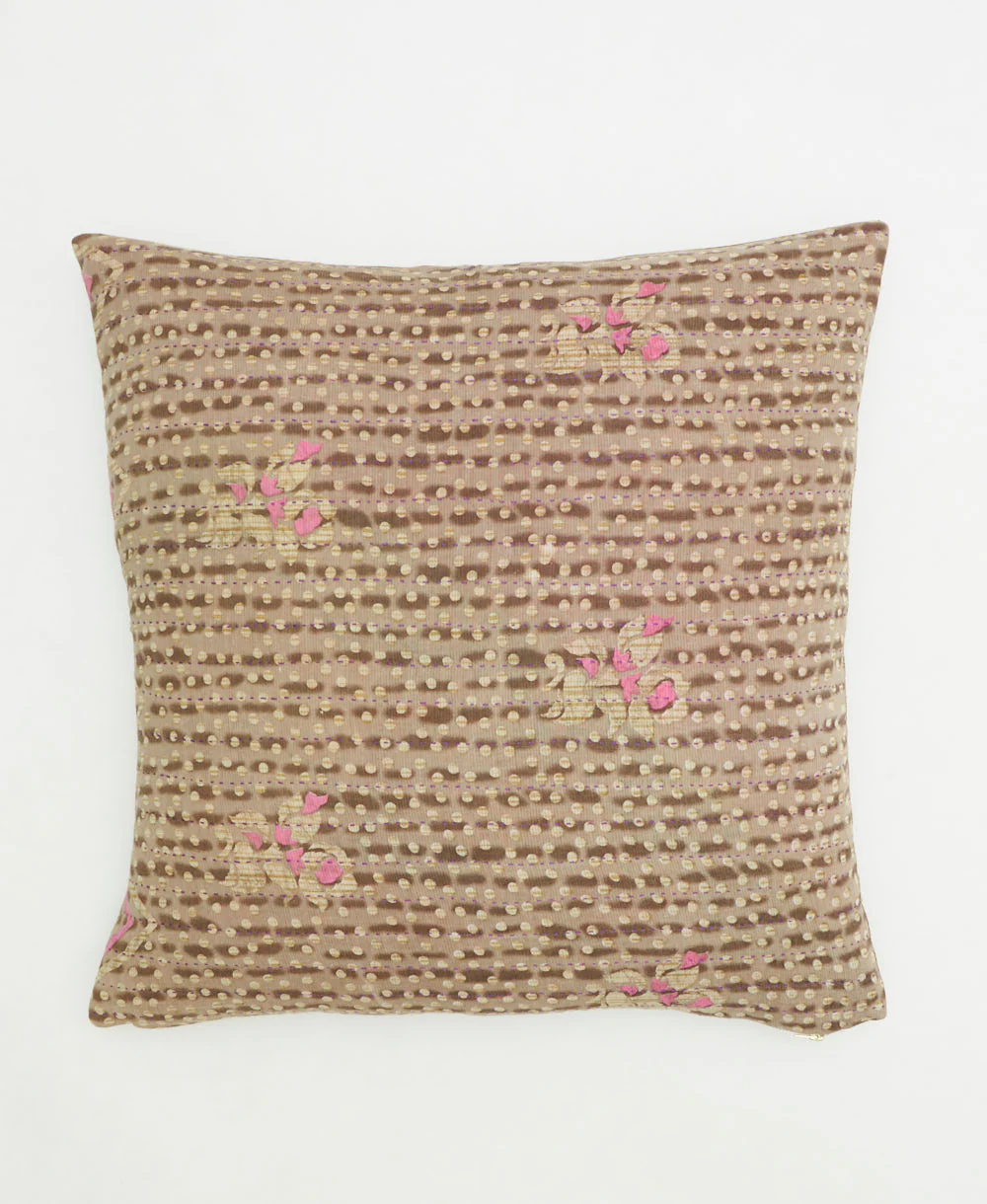 Kantha Throw Pillow - No. 260207
