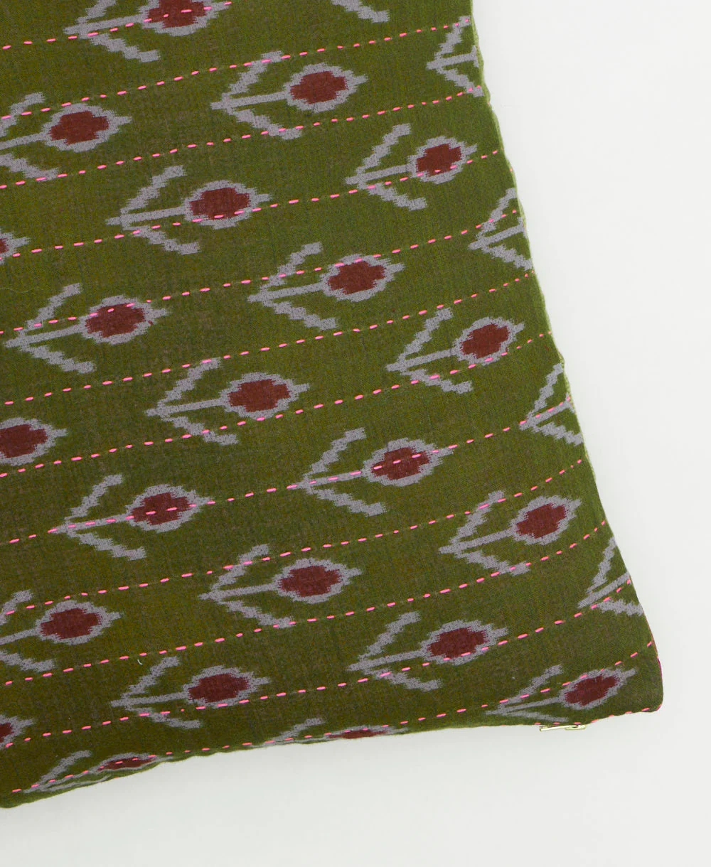 Kantha Throw Pillow - No. 260301 - Image 3
