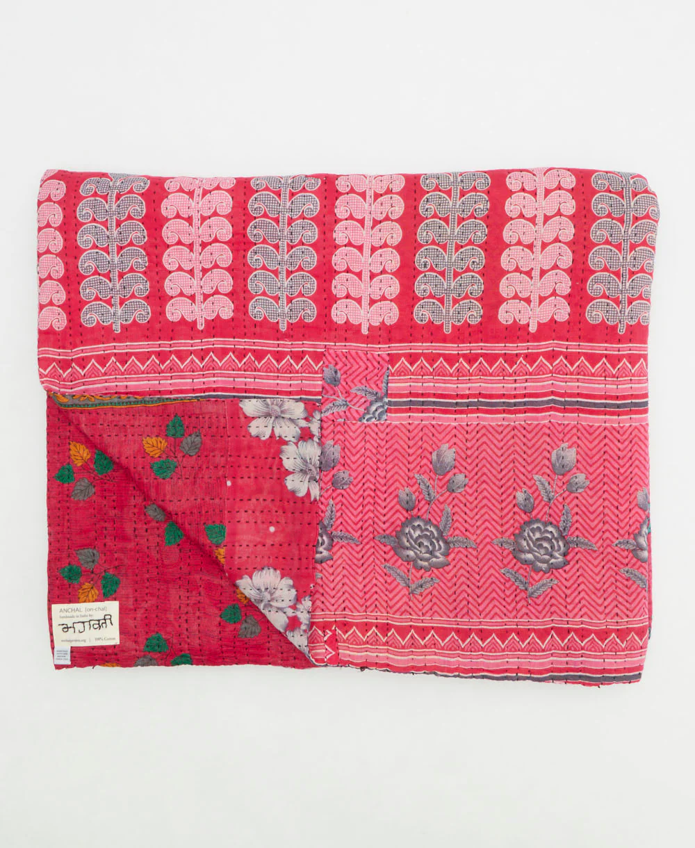 King Kantha Quilt Bedding - No. 250802 - Image 3