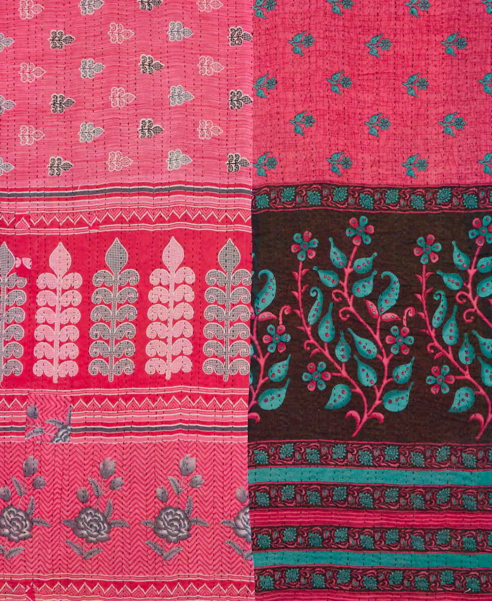 King Kantha Quilt Bedding - No. 250802 - Image 4