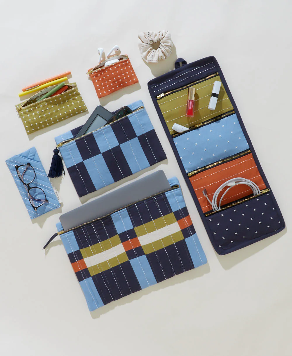 Lattice Pouch - Dusk Blue - Image 2