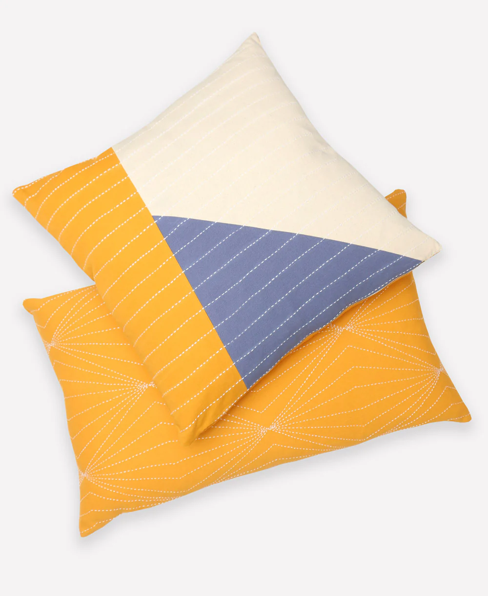 Medium Asha Colorblock Throw Pillow - Image 4