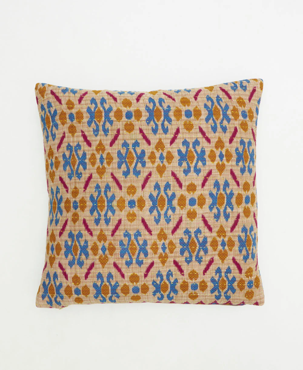 Medium Kantha Throw Pillow - No. 260205 - Image 2