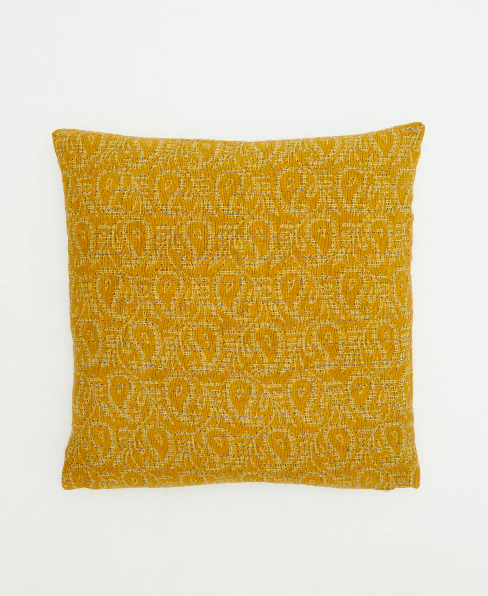 Medium Kantha Throw Pillow - No. 260206
