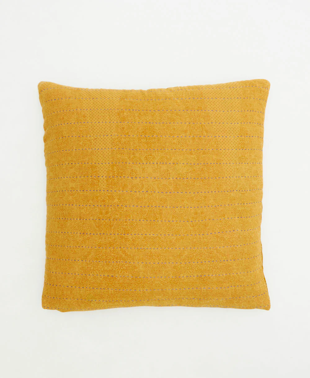 Medium Kantha Throw Pillow - No. 260206 - Image 2