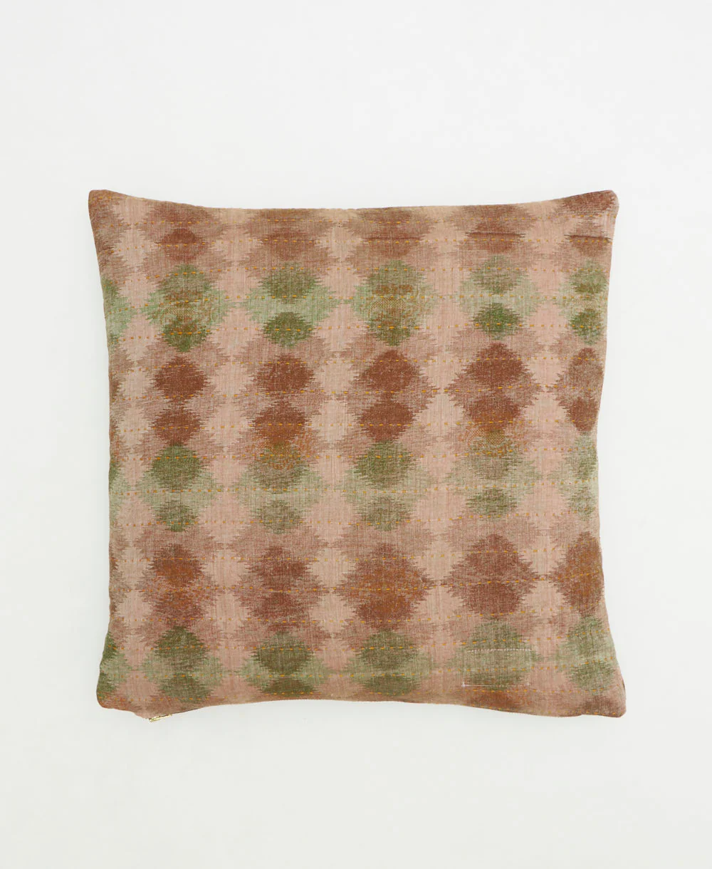 Medium Kantha Throw Pillow - No. 260208 - Image 2