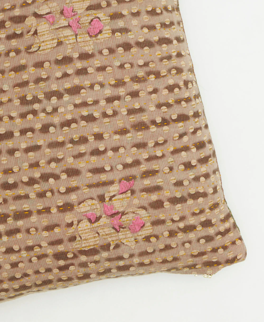 Medium Kantha Throw Pillow - No. 260208 - Image 3
