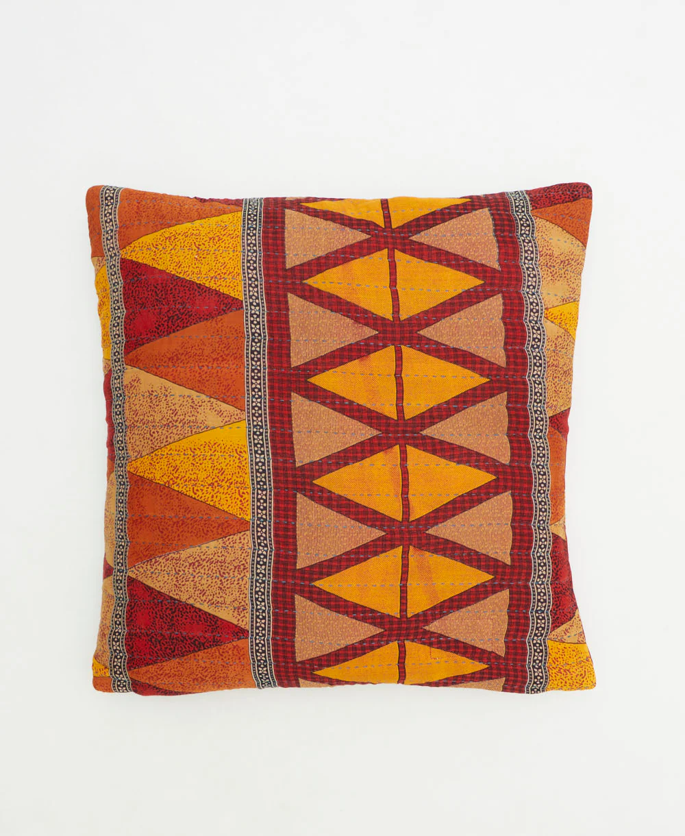 Medium Kantha Throw Pillow - No. 260304