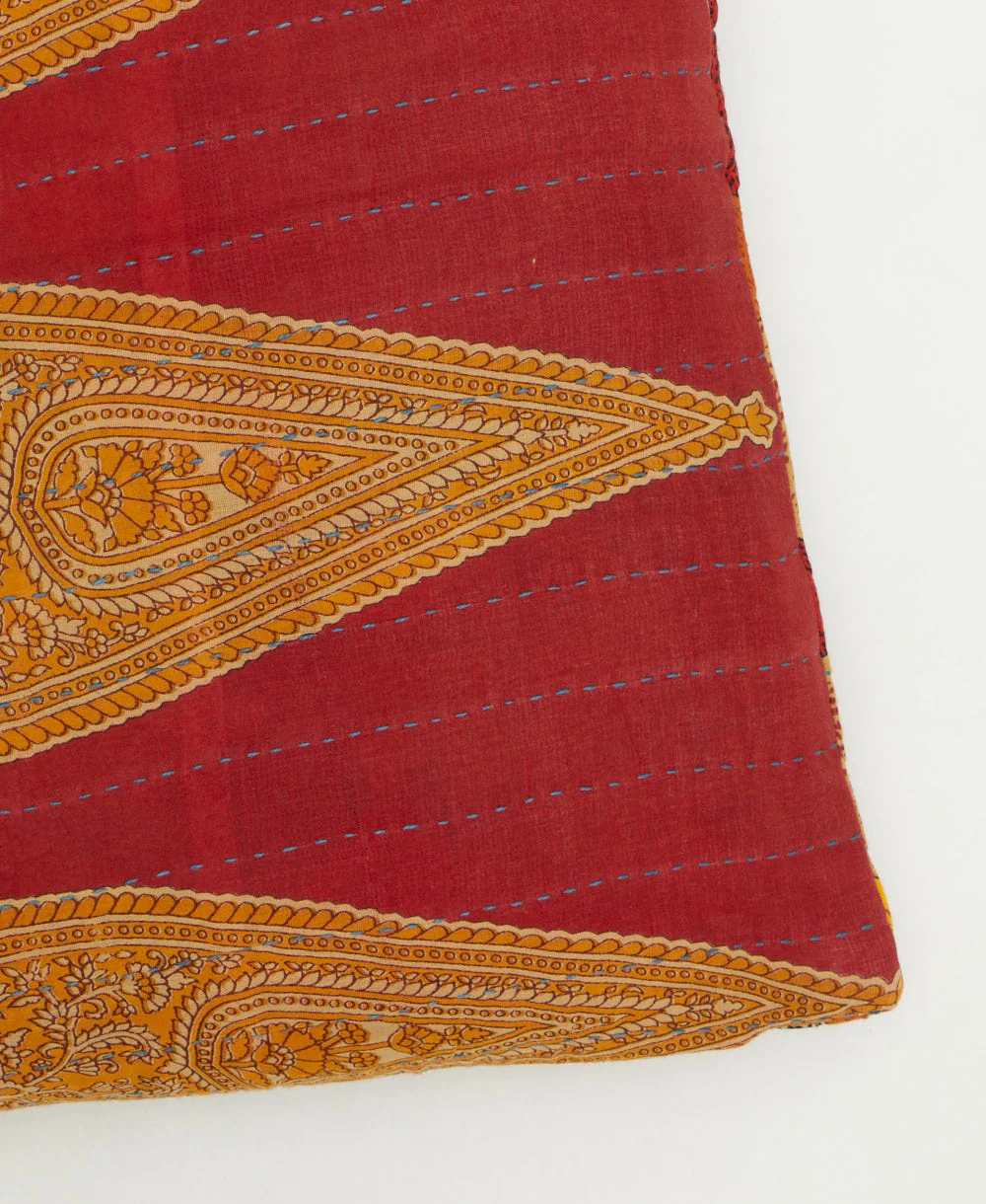 Medium Kantha Throw Pillow - No. 260304 - Image 3