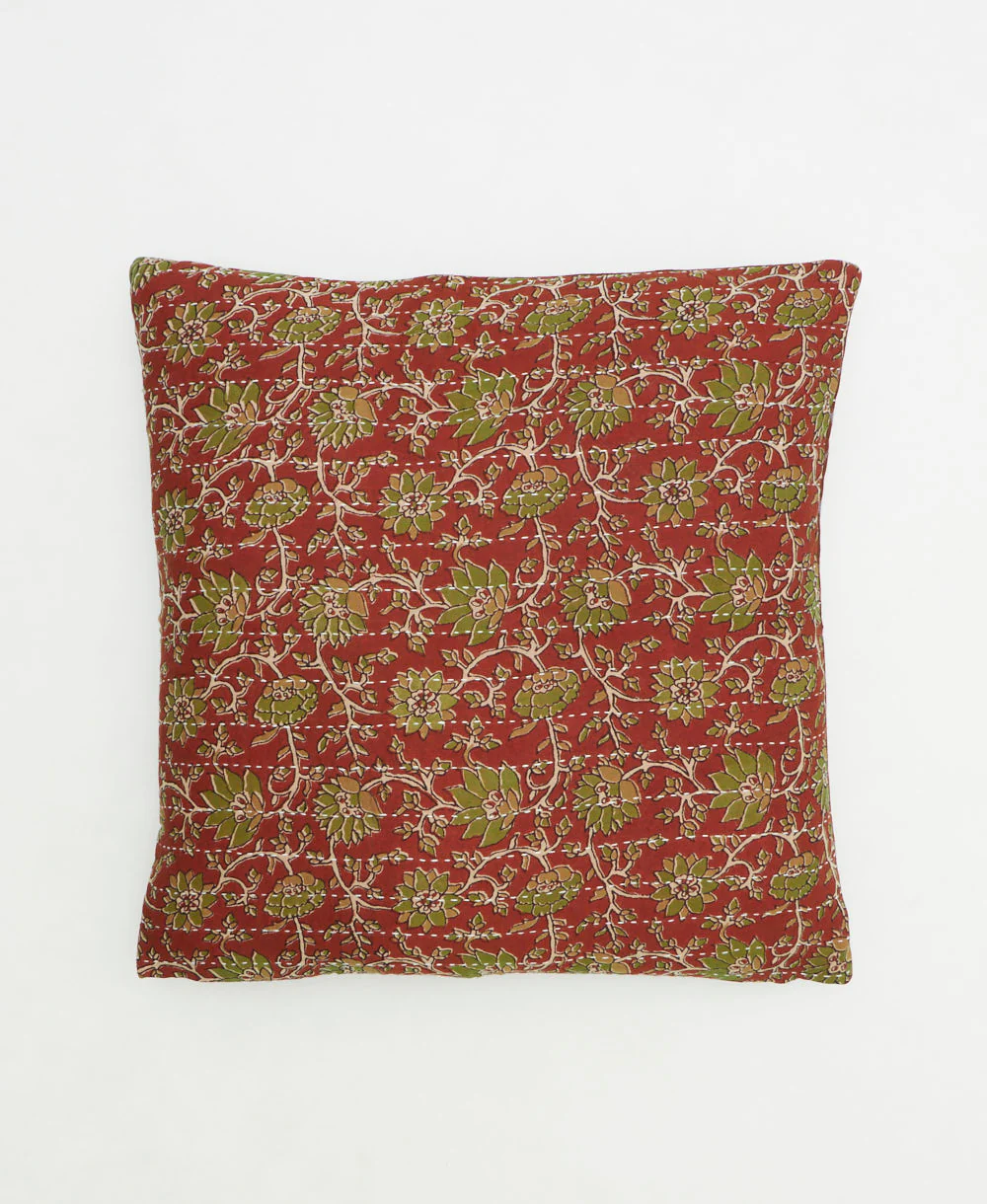 Medium Kantha Throw Pillow - No. 260305