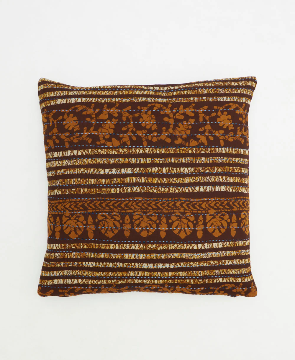 Medium Kantha Throw Pillow - No. 260307