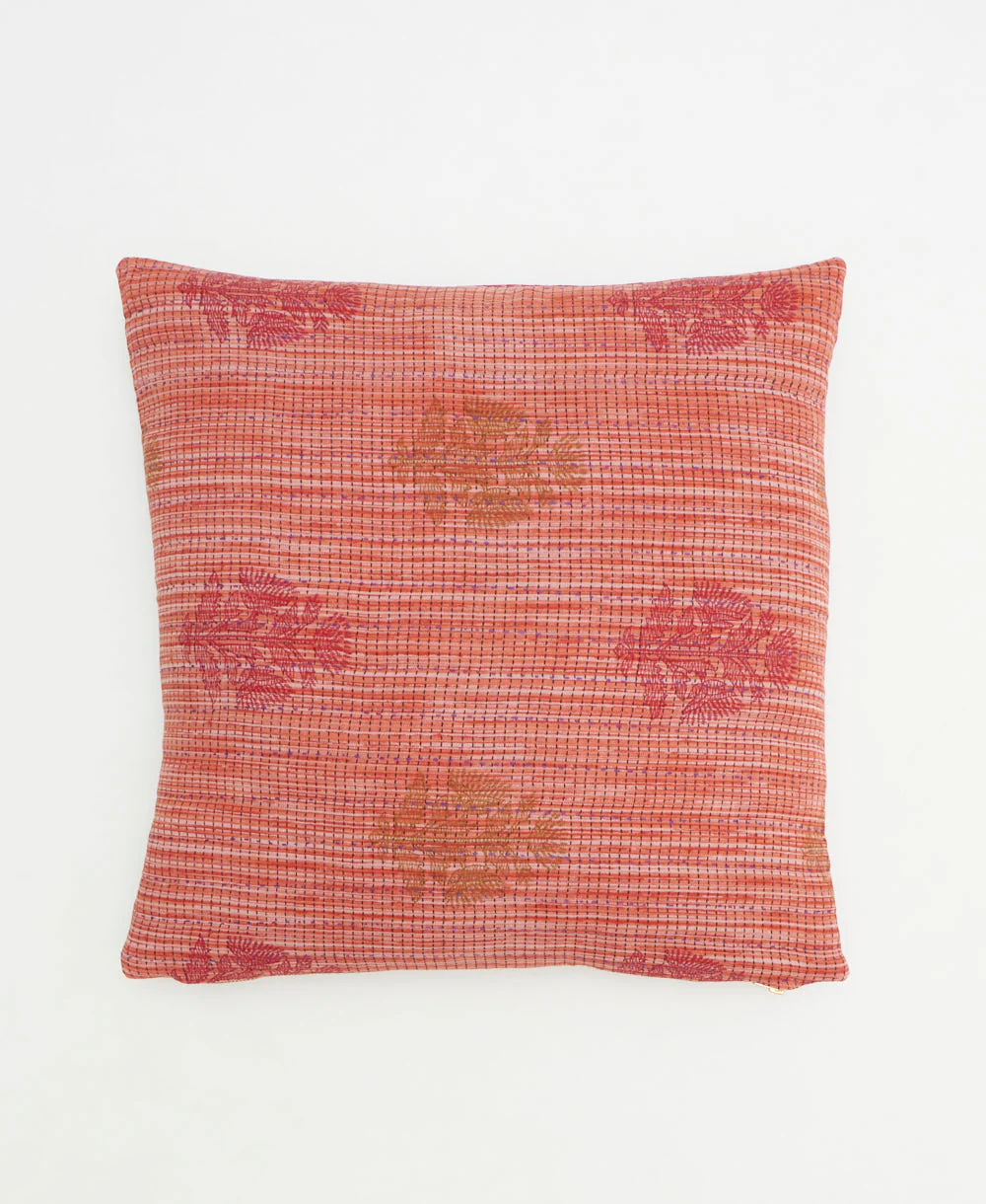 Medium Kantha Throw Pillow - No. 260308