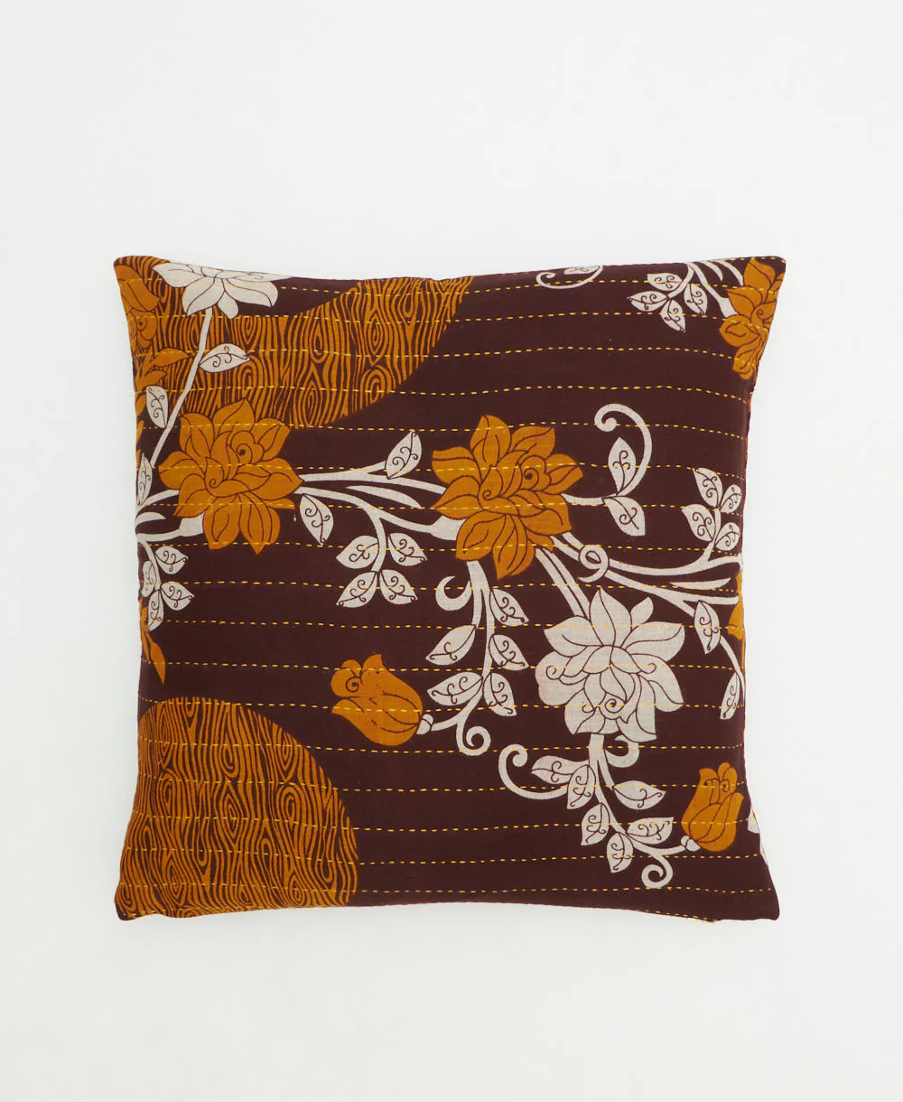 Medium Kantha Throw Pillow - No. 260311