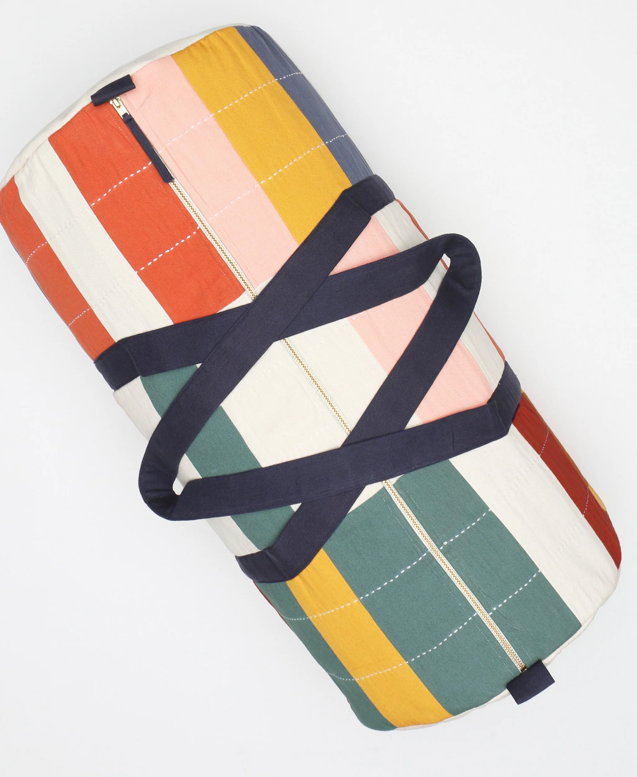 Multi-Check Canvas Duffle Bag - Image 3