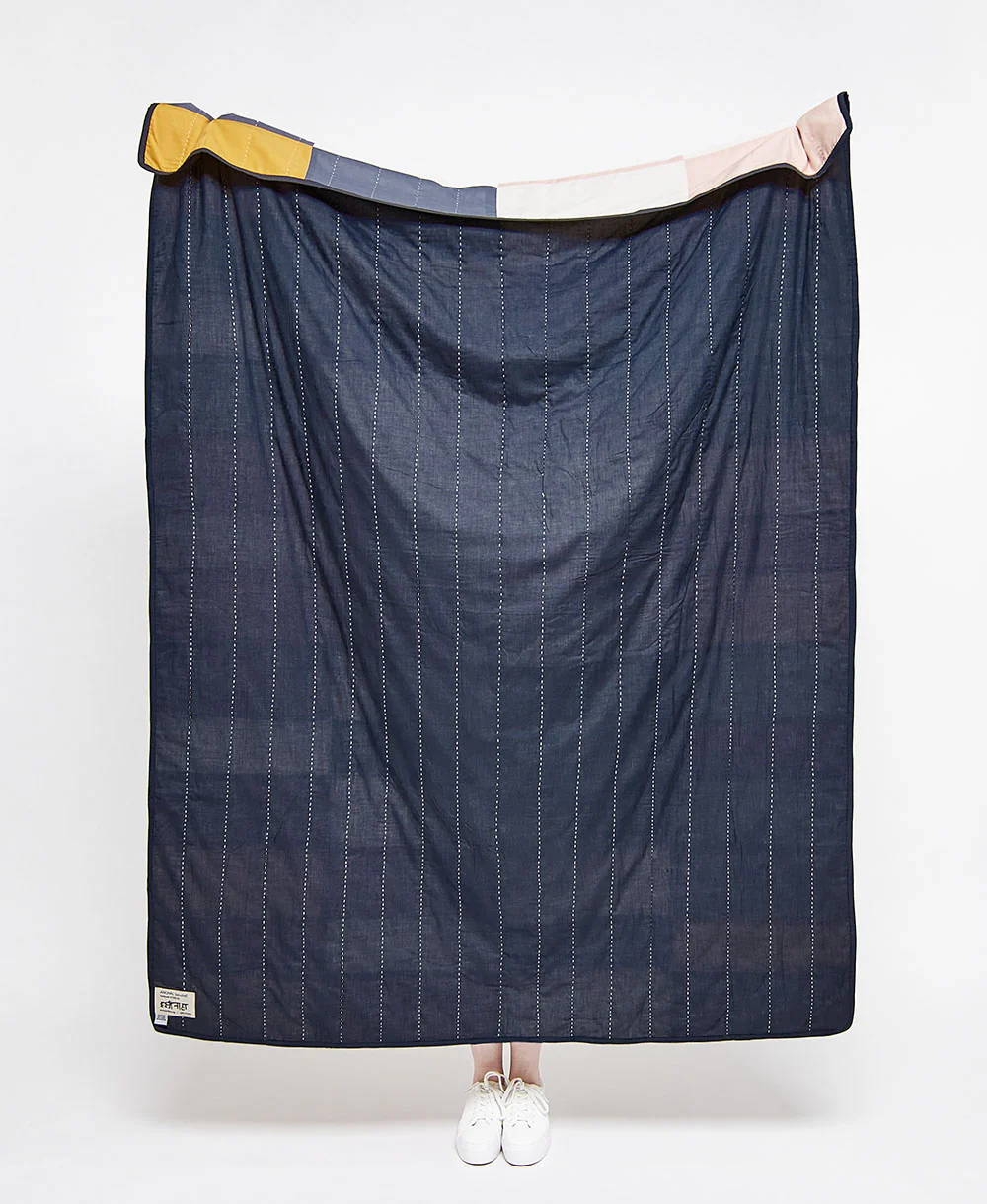 Multi-Check Patchwork Quilt - Image 3