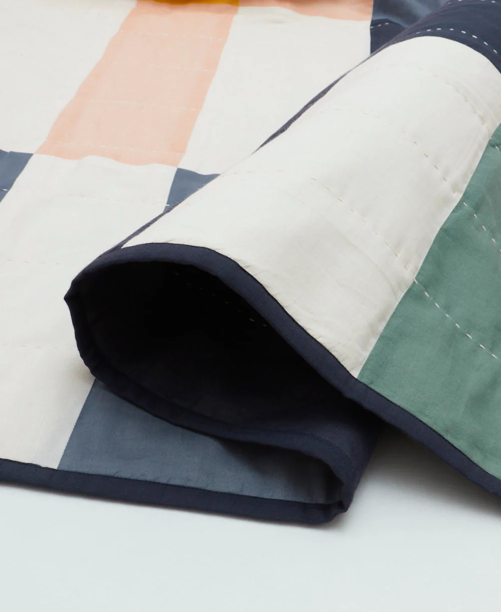 Multi-Check Patchwork Quilt Bedding - Image 3