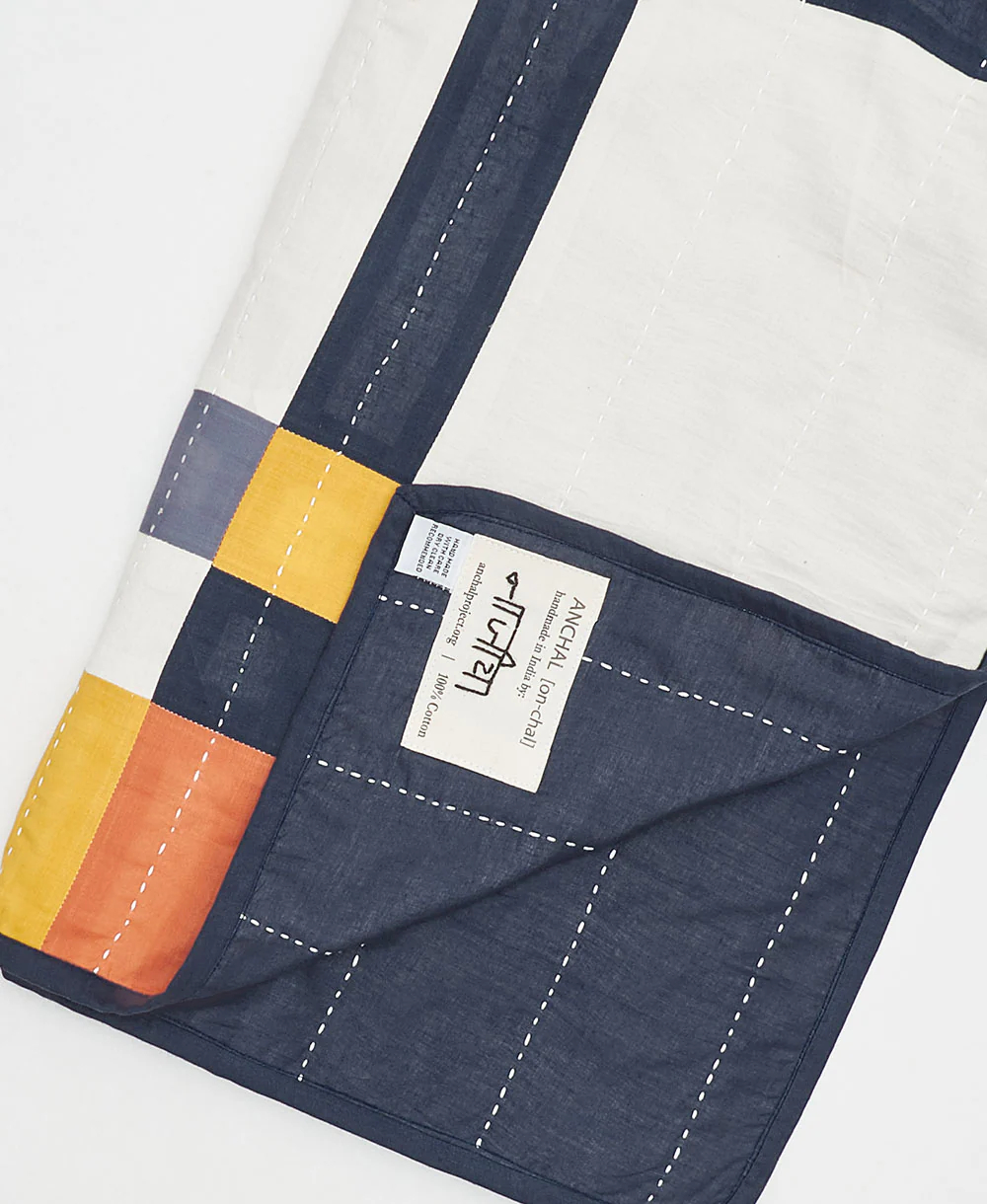 Multi Plaid Baby Quilt - Image 5