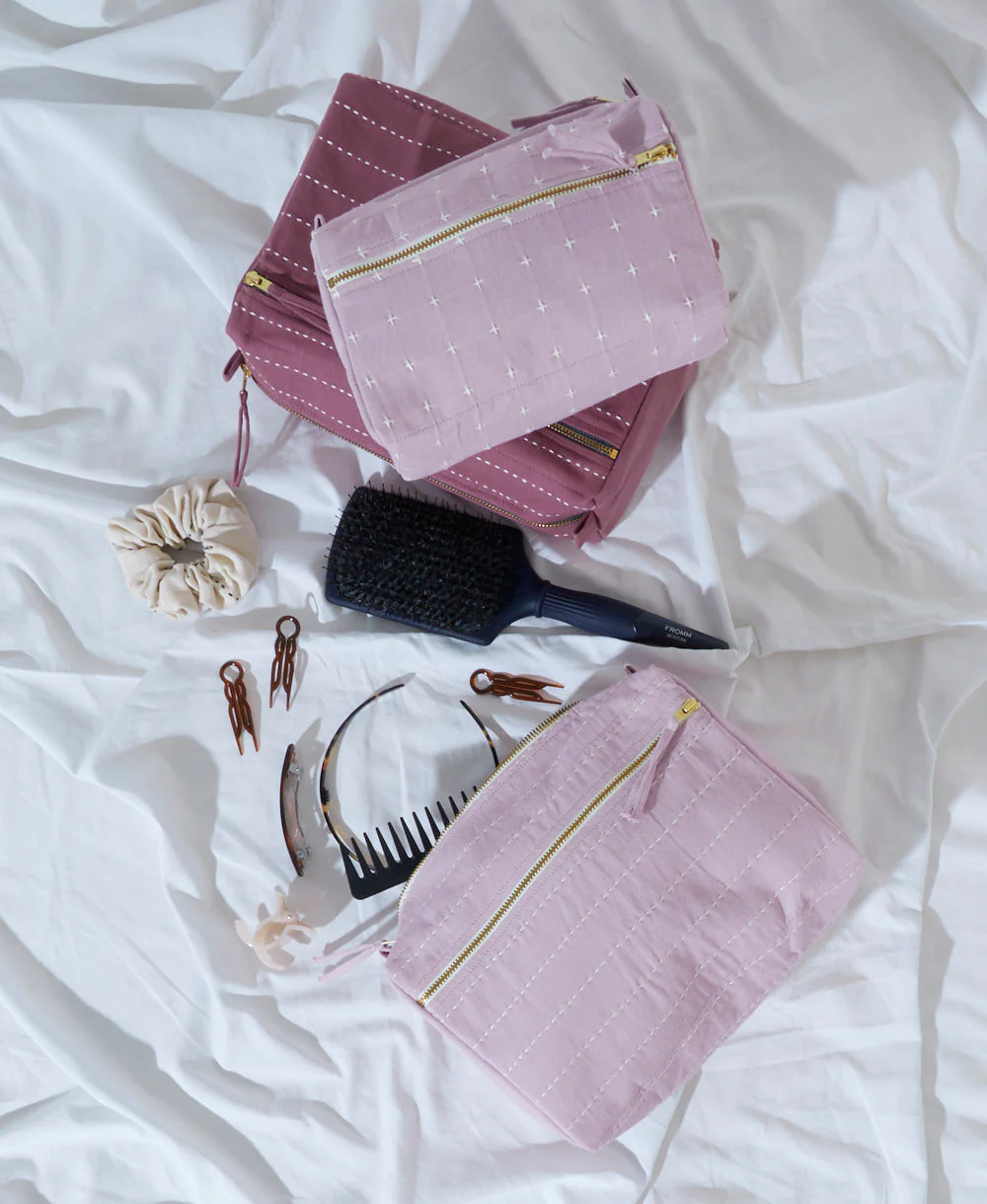 Pin-Stitch Large Toiletry Bag - Image 11