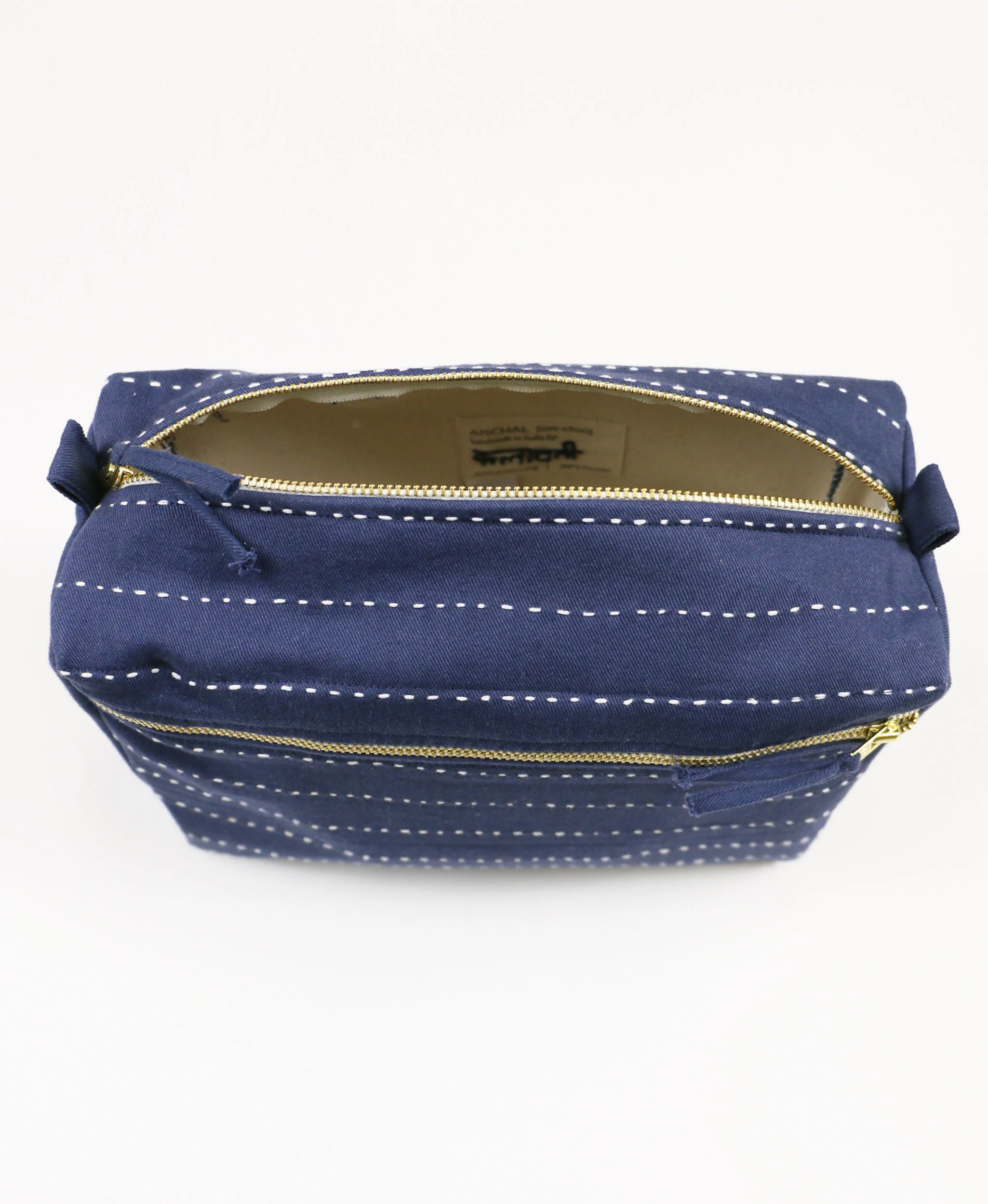 Pin-Stitch Large Toiletry Bag - Image 19