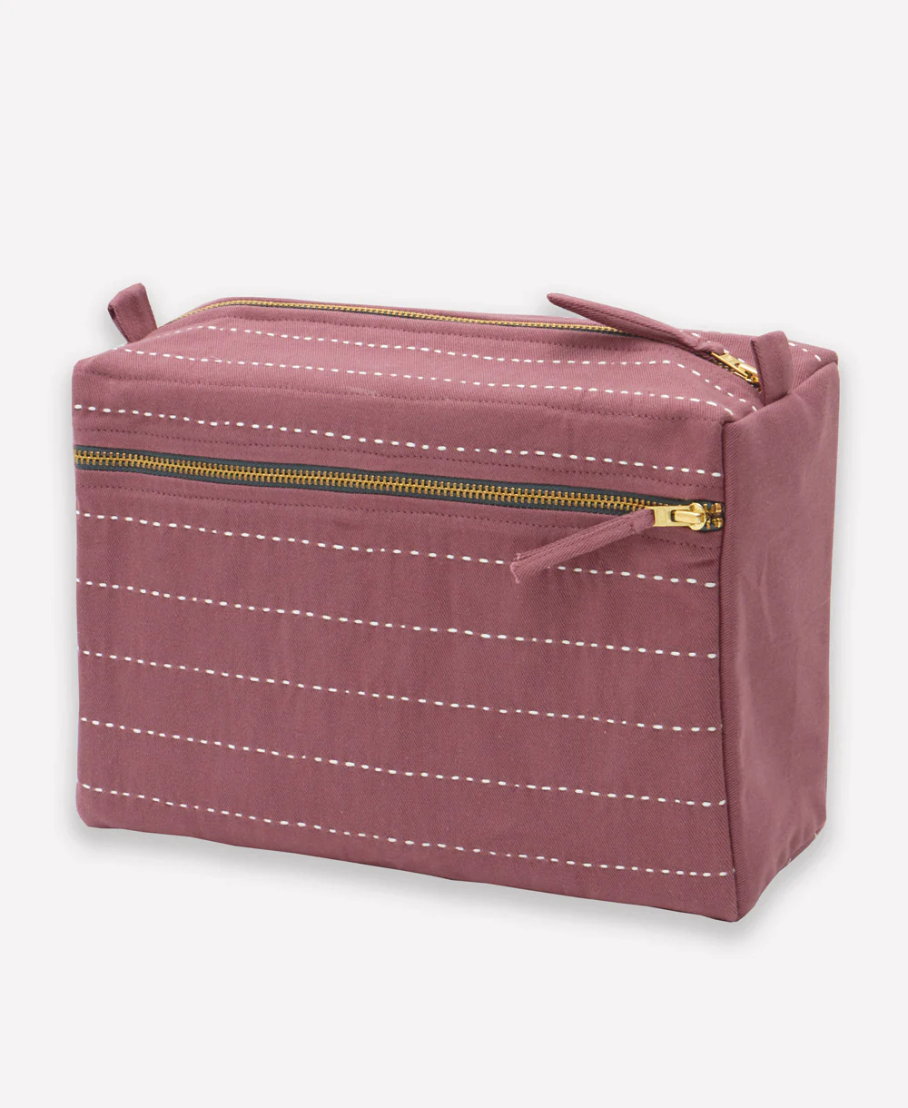 Pin-Stitch Large Toiletry Bag - Image 4