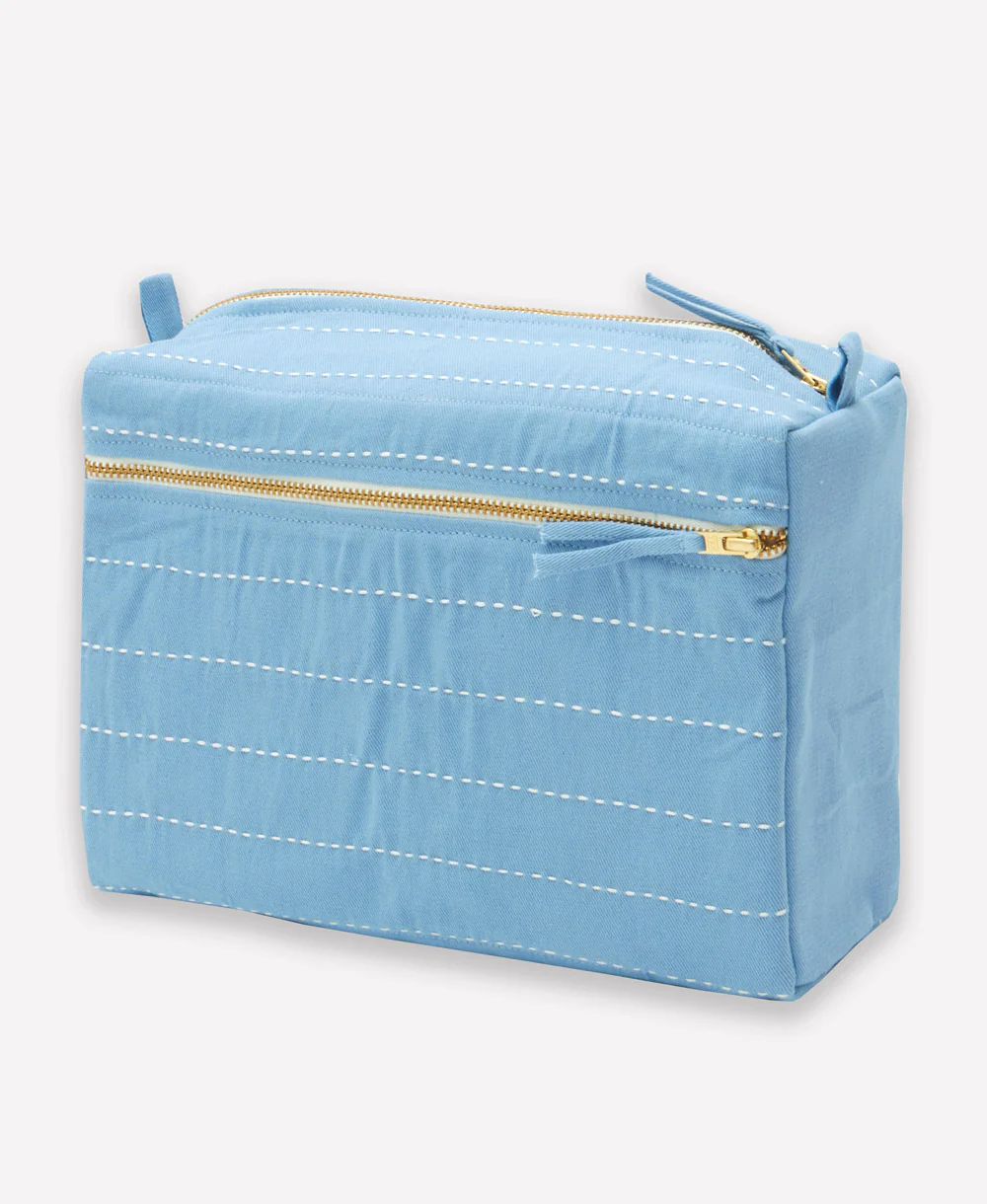 Pin-Stitch Large Toiletry Bag - Image 7