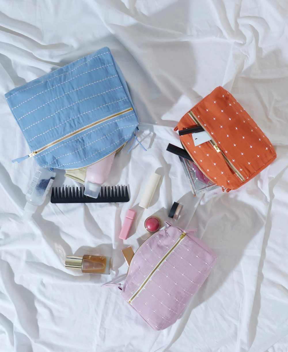 Pin-Stitch Large Toiletry Bag - Image 8