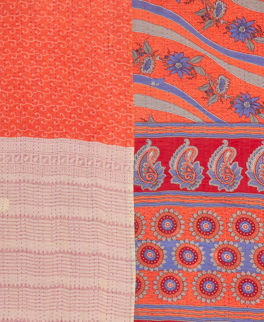 Queen Kantha Quilt Bedding - No. 240307 - Image 3