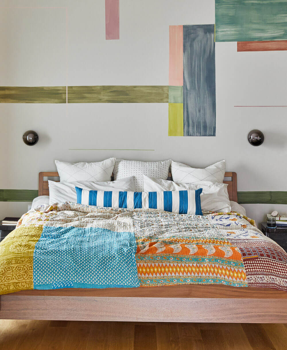King Kantha Quilt Bedding - No. 250303 - Image 5