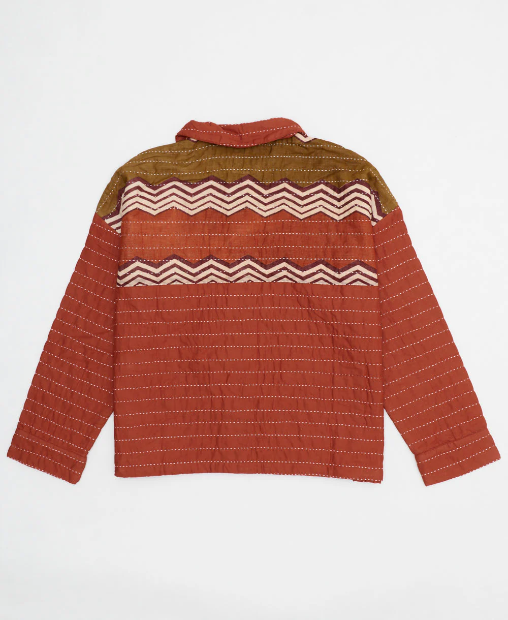 Quilted Chore Jacket - Rust - No. 240507 - Image 2