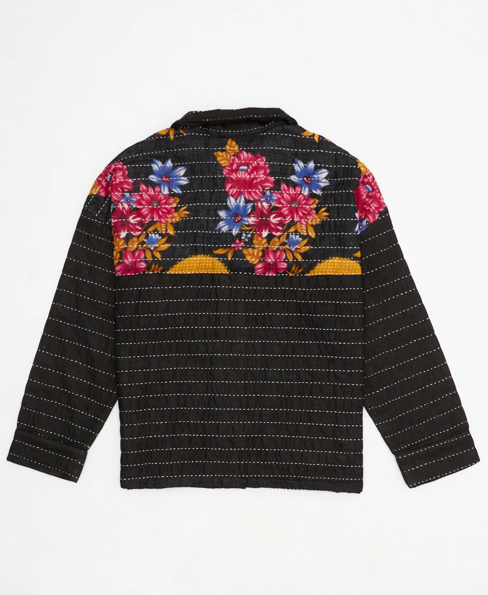 Quilted Chore Jacket - Charcoal - No. 240604 - Image 2
