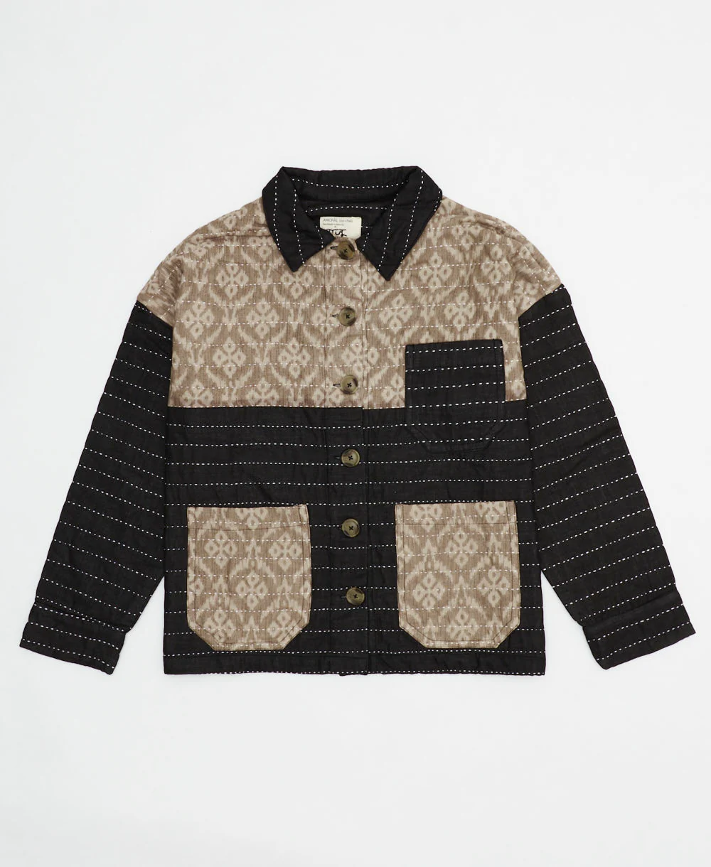Quilted Chore Jacket - Charcoal - No. 240513