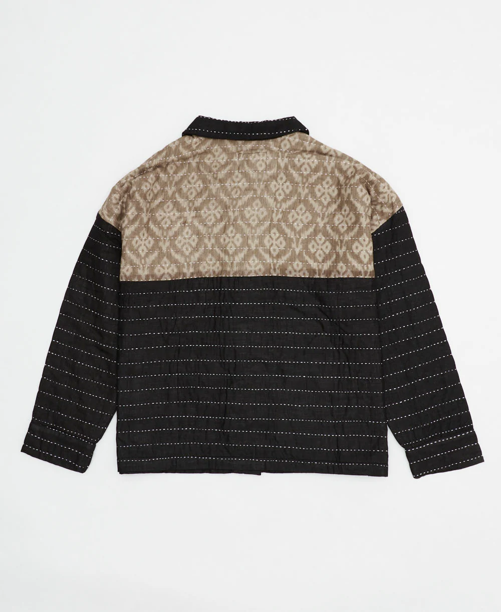 Quilted Chore Jacket - Charcoal - No. 240513 - Image 2