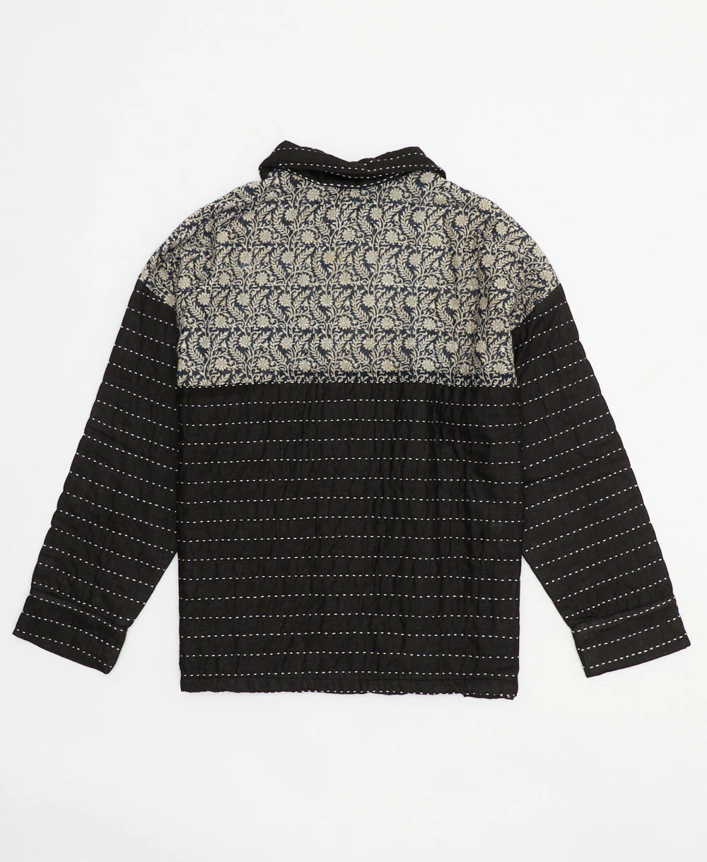 Quilted Chore Jacket - Charcoal - No. 240601 - Image 2