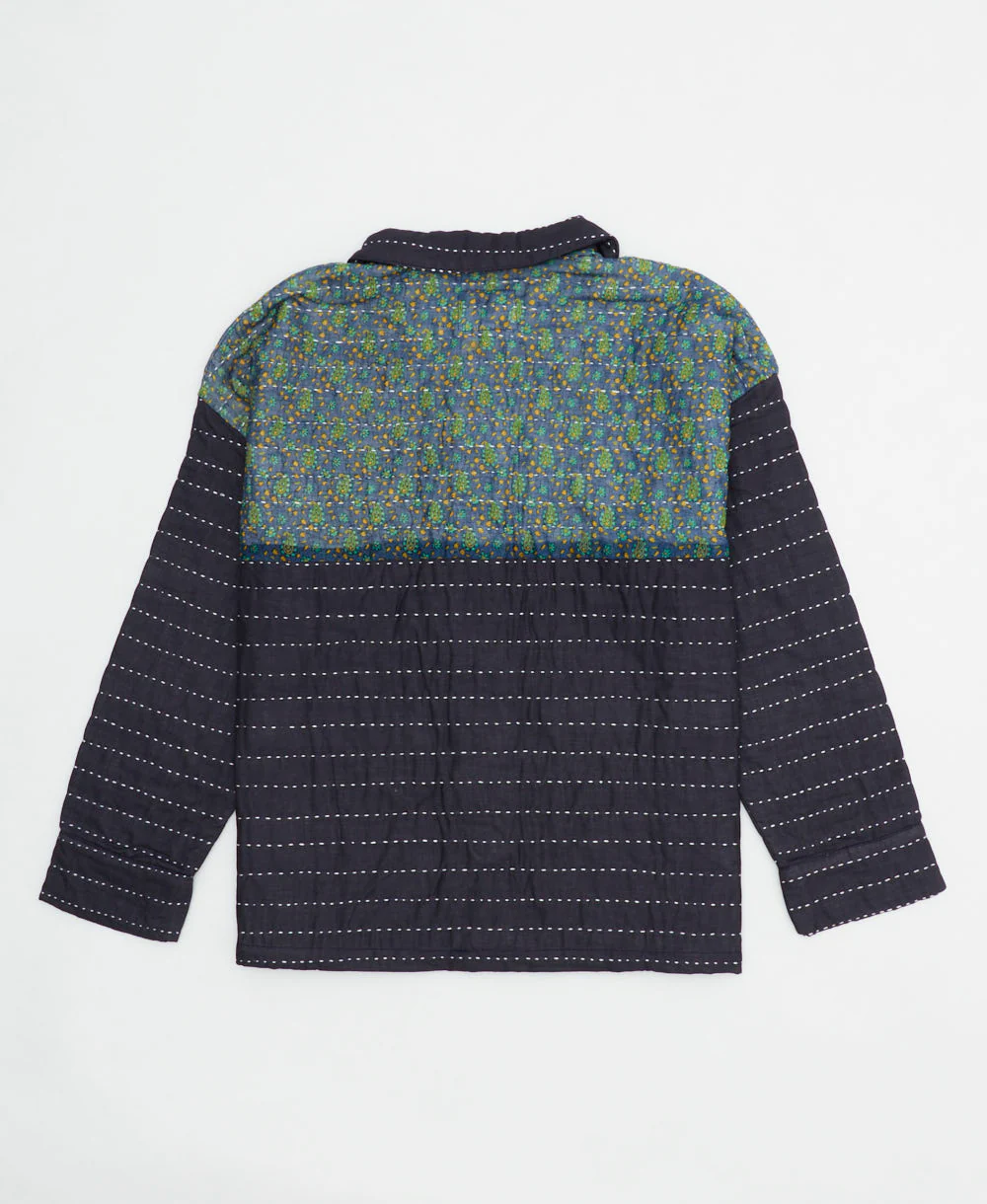 Quilted Chore Jacket - Navy - No. 240522 - Image 2
